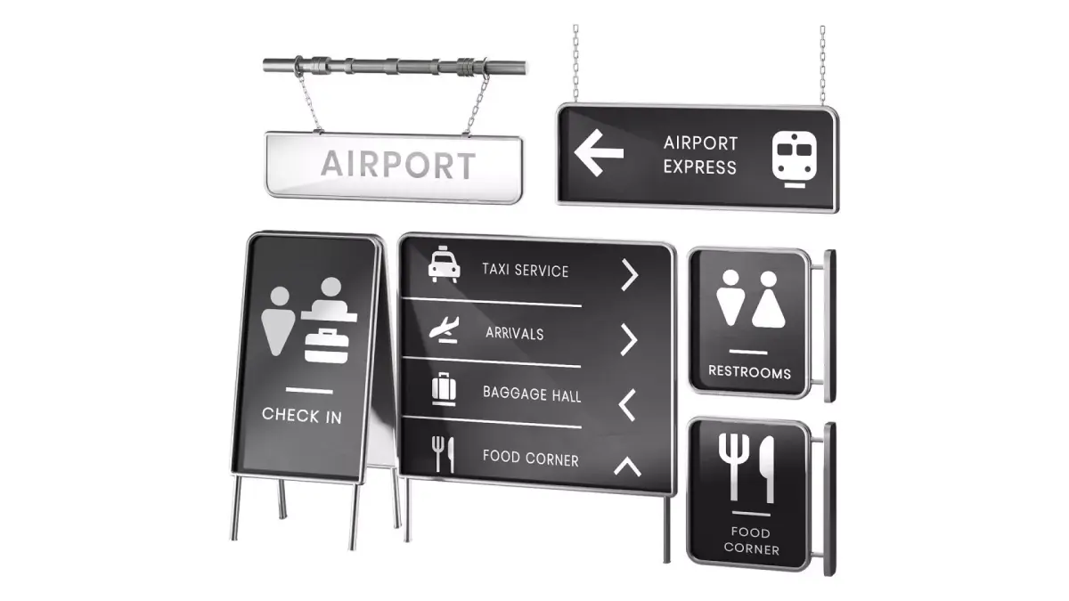 Airport Navigation Set 03 3D model