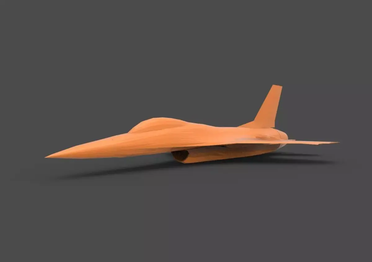 General Dynamics F-16 3D print model