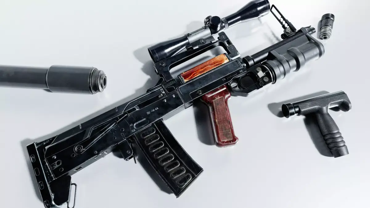 OTs-14 Groza Low-poly 3D model order