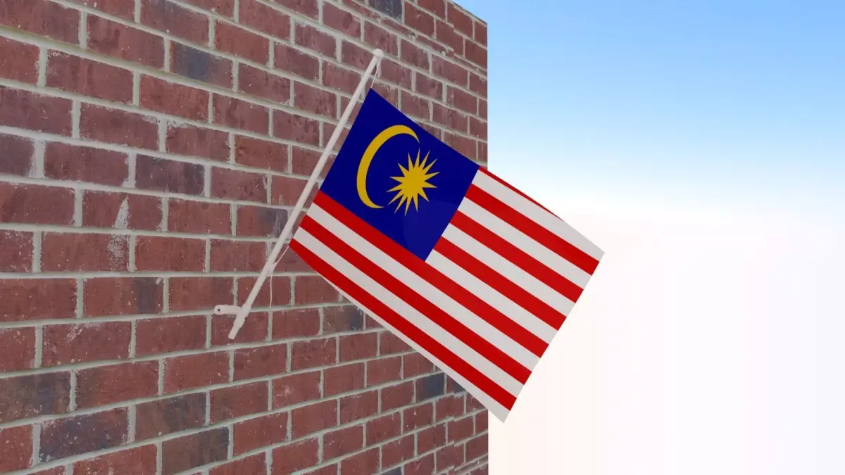 Flag of Malaysia 3D model