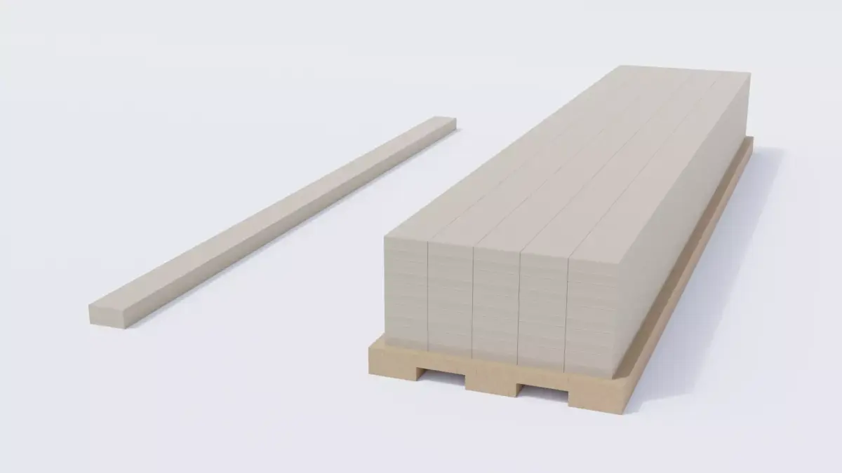 Wooden Planks Low-poly 3D model shop