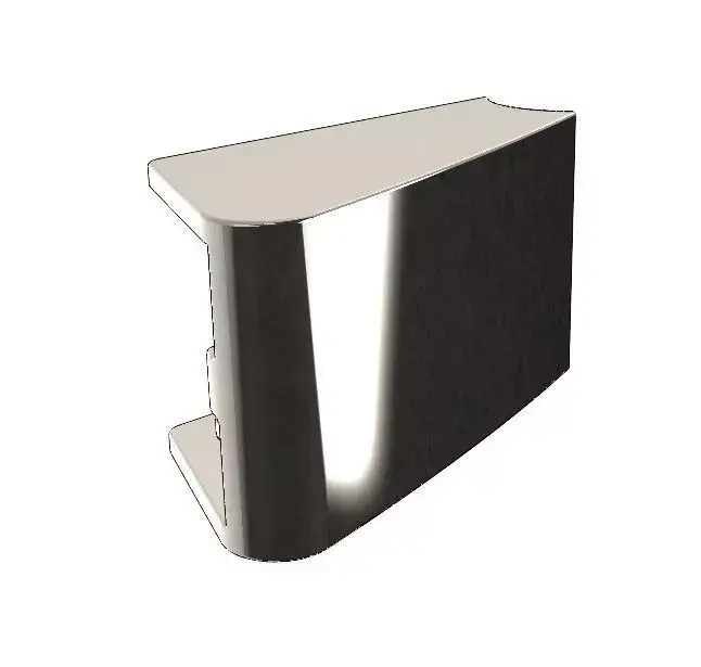 Liebherr refrigerator door handle mounting bracket 9590178 3D print model