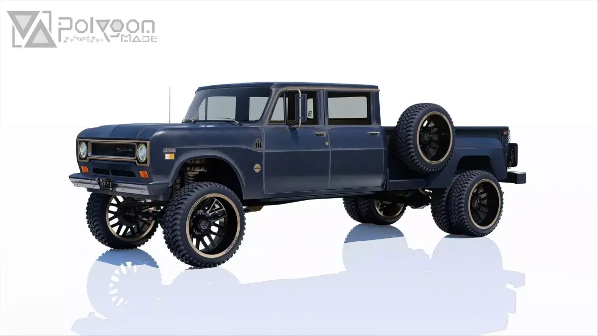 International Harvester Travelette Dually 3D model