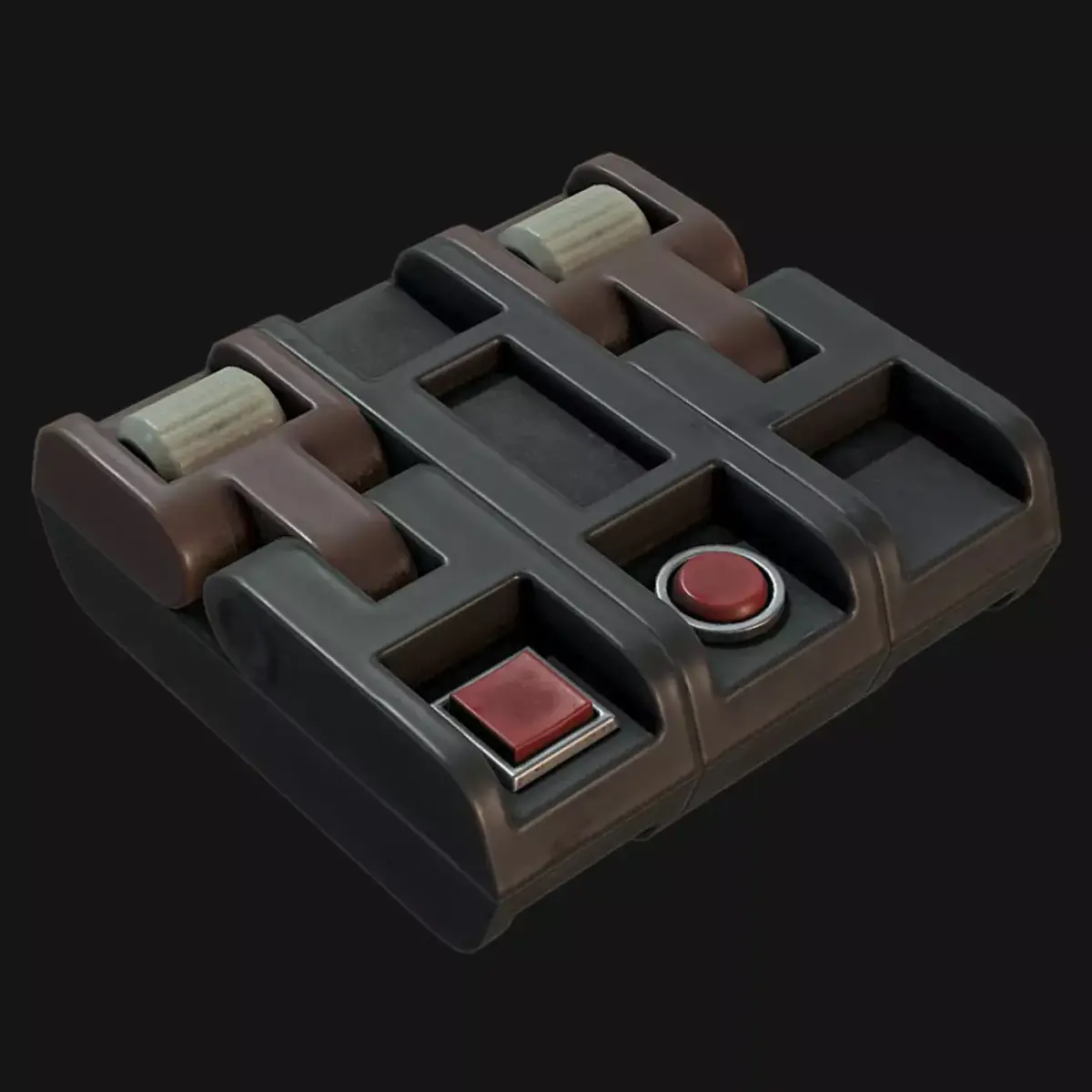 Scifi Panel Kitbash Prop Free 3D model