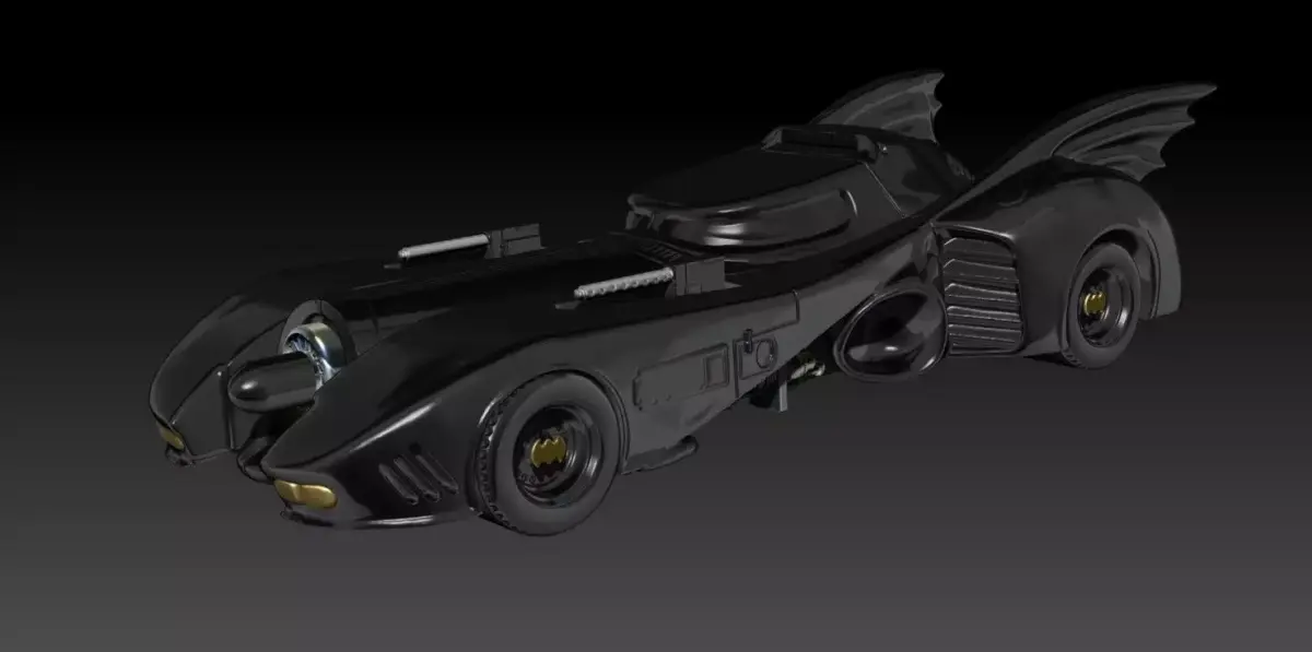 batmovil 1989 3D print model