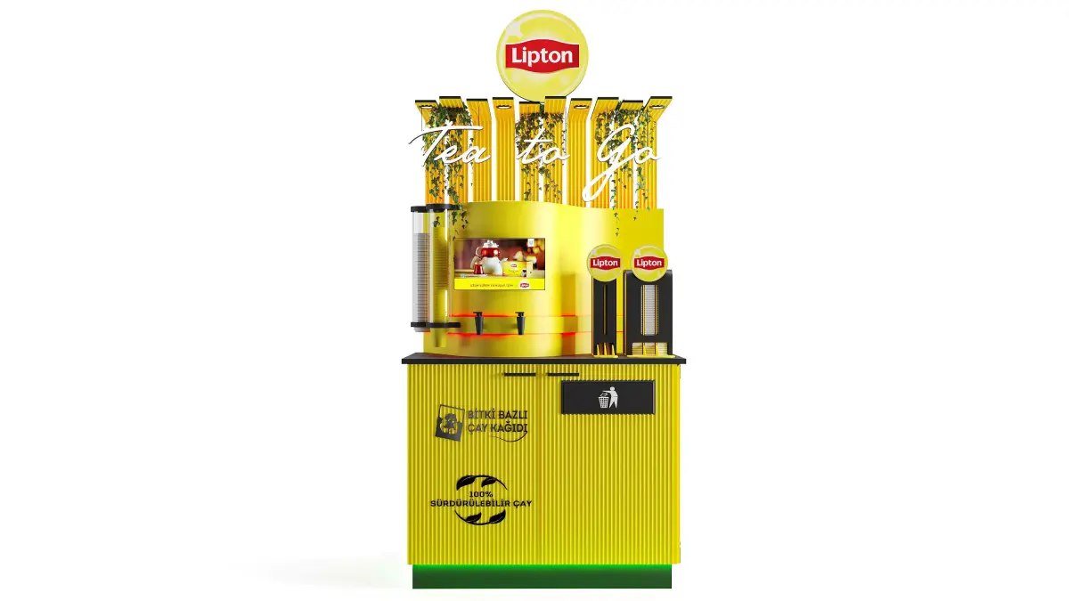 Lipton Sales and Display Kiosk 3D model