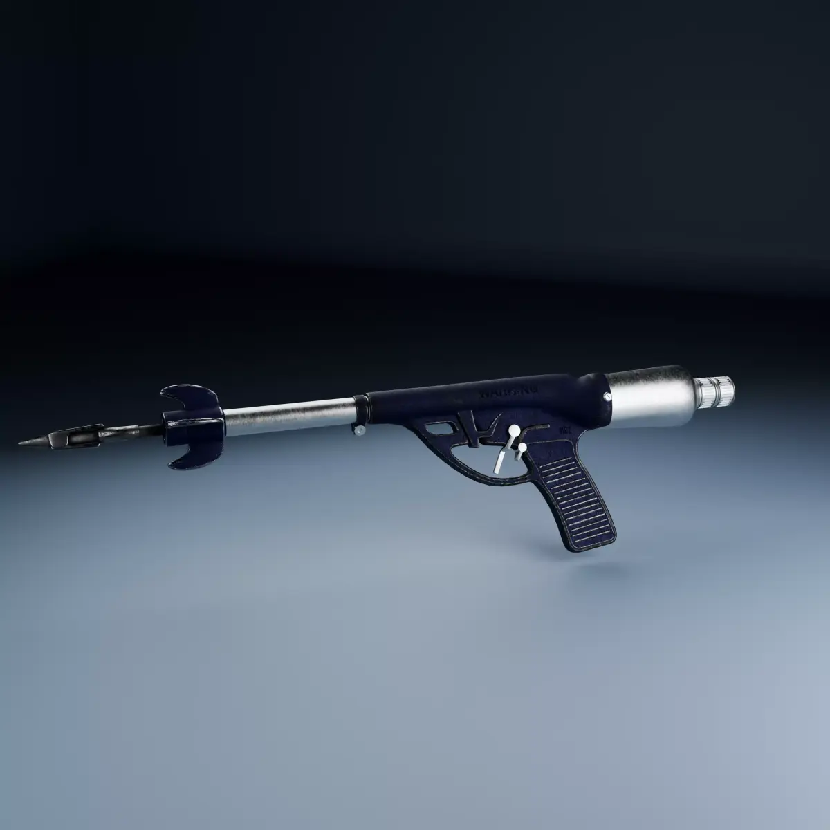 Fusil Harpon Sous-Marin Vintage 3D model