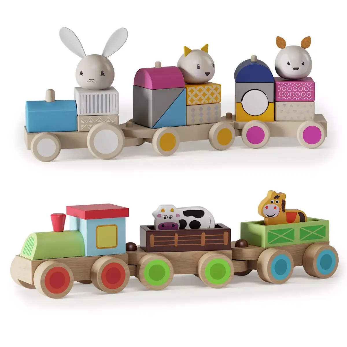 Wooden Toys 01 3D model