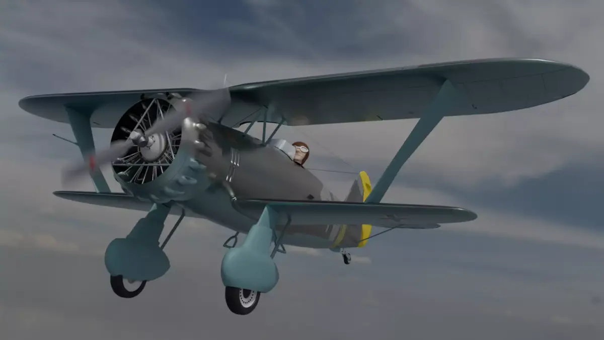 Henschel HS 123 3D model