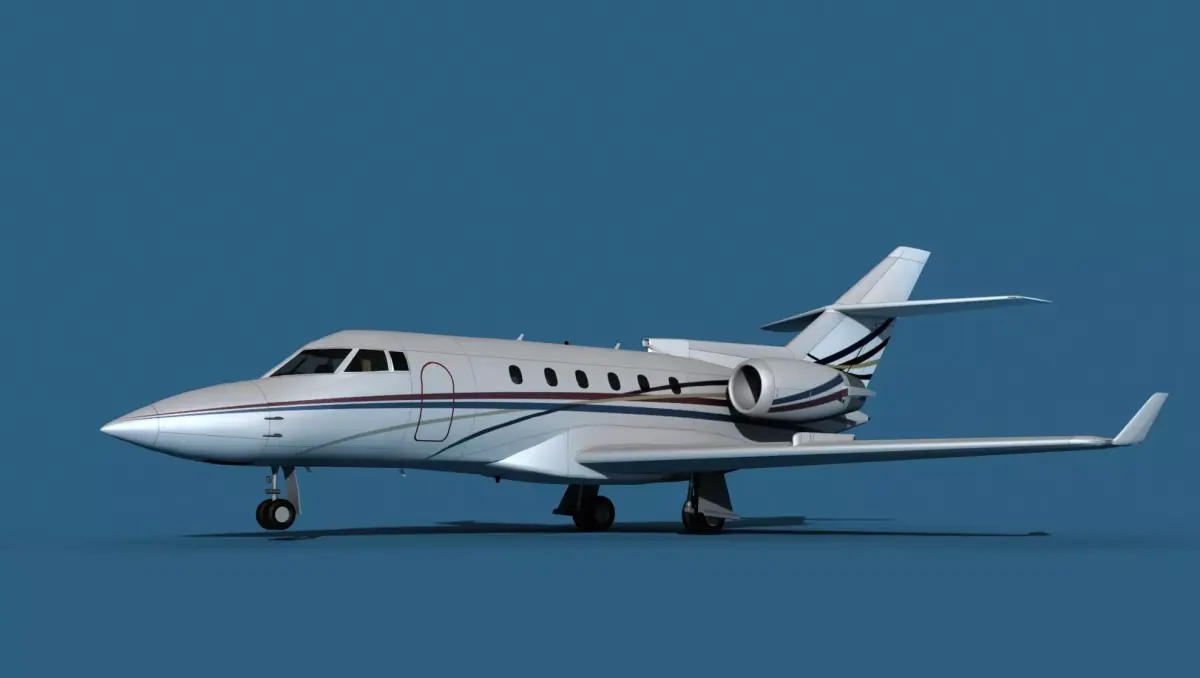 Hawker Siddley 800SR V07 3D model