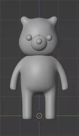 Low poly bear Free 3D model