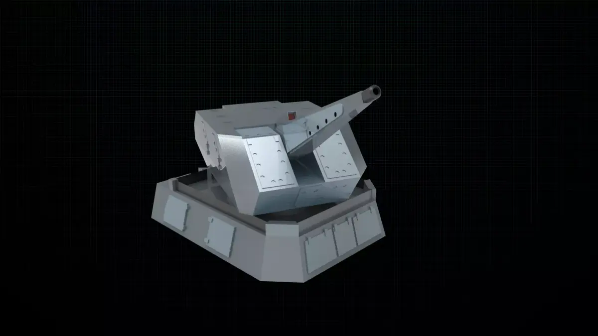 Rheinmetall Oerlikon Millennium Gun 3D model