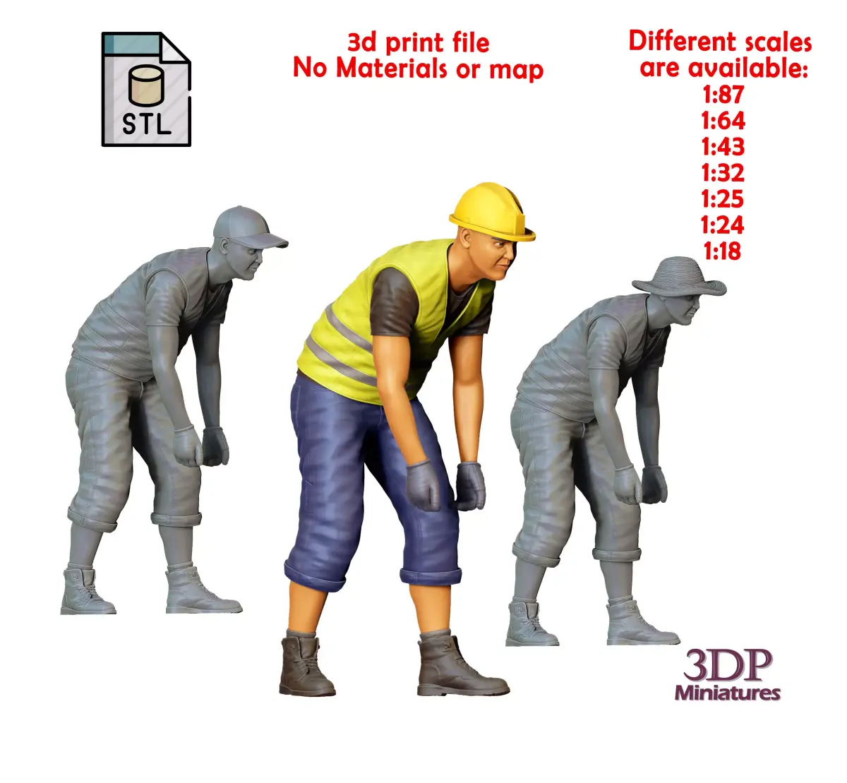 N6 Railway Track Worker 3D print model