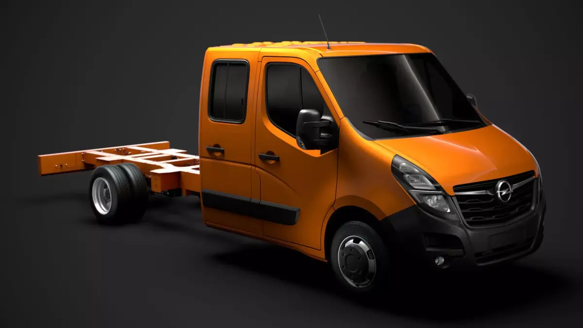 Opel Movano CrewCab DW E30 Chassis 2020 3D model