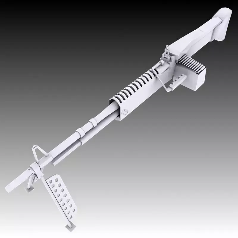 M60 Machine Gun 3D model shop