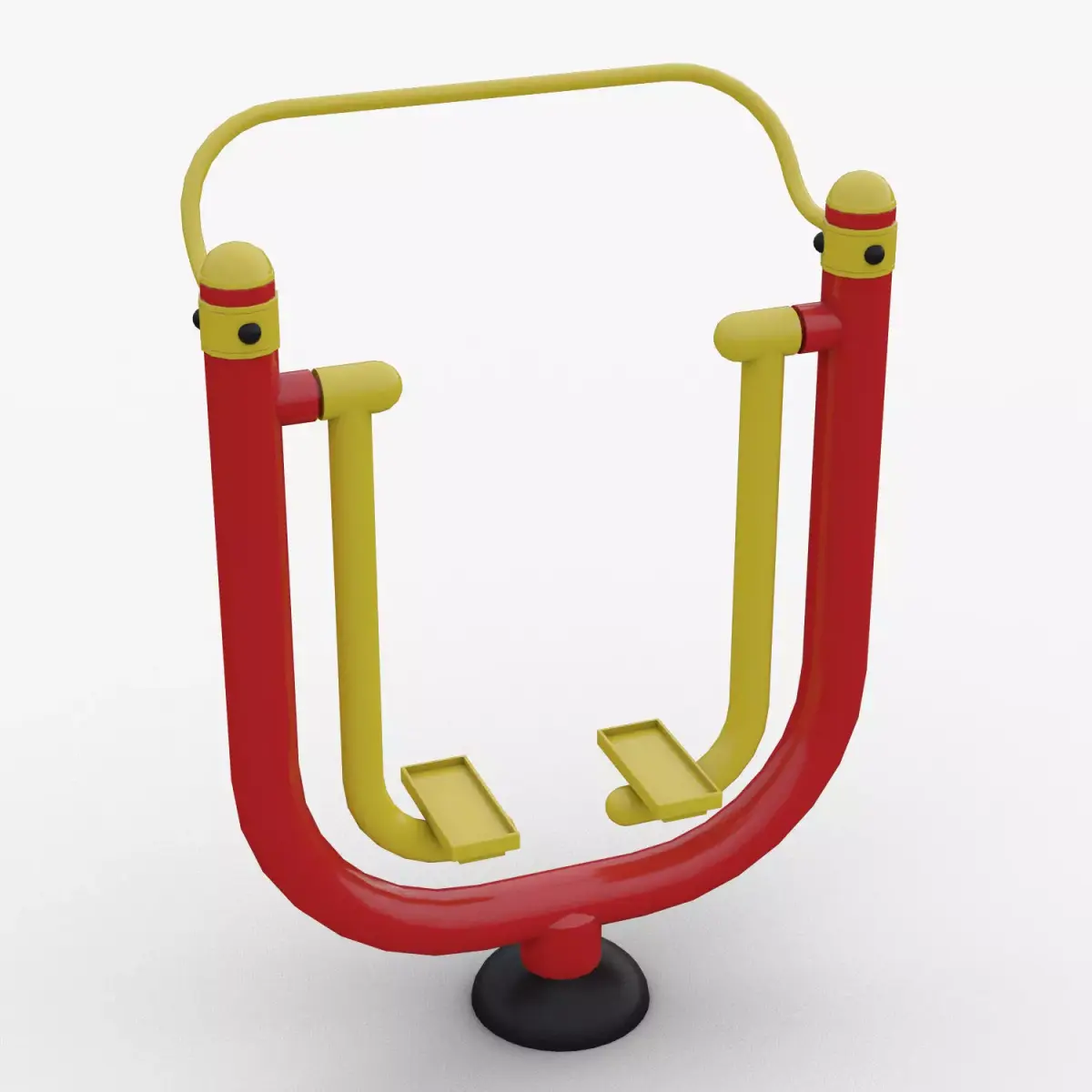 Outdoor fitness Equipment Exercise Single Air Walker 3D model