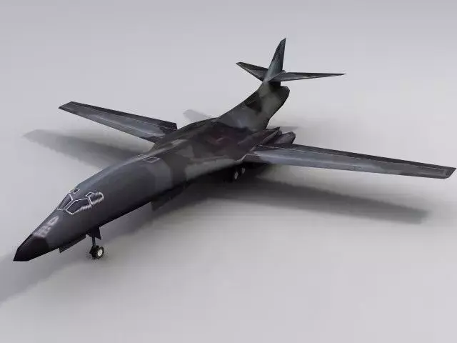 B1B Lancer Bomber Low-poly 3D model