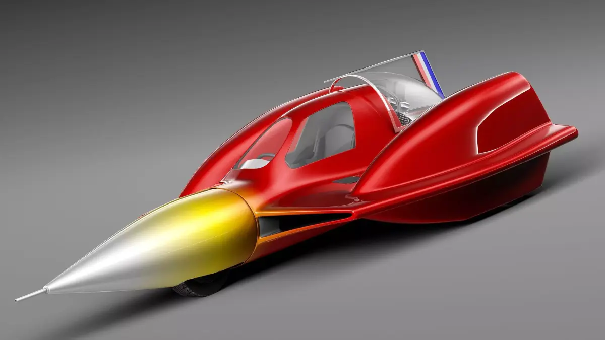 Turbo Sonic Concept Car Free Sample Model Free 3D model