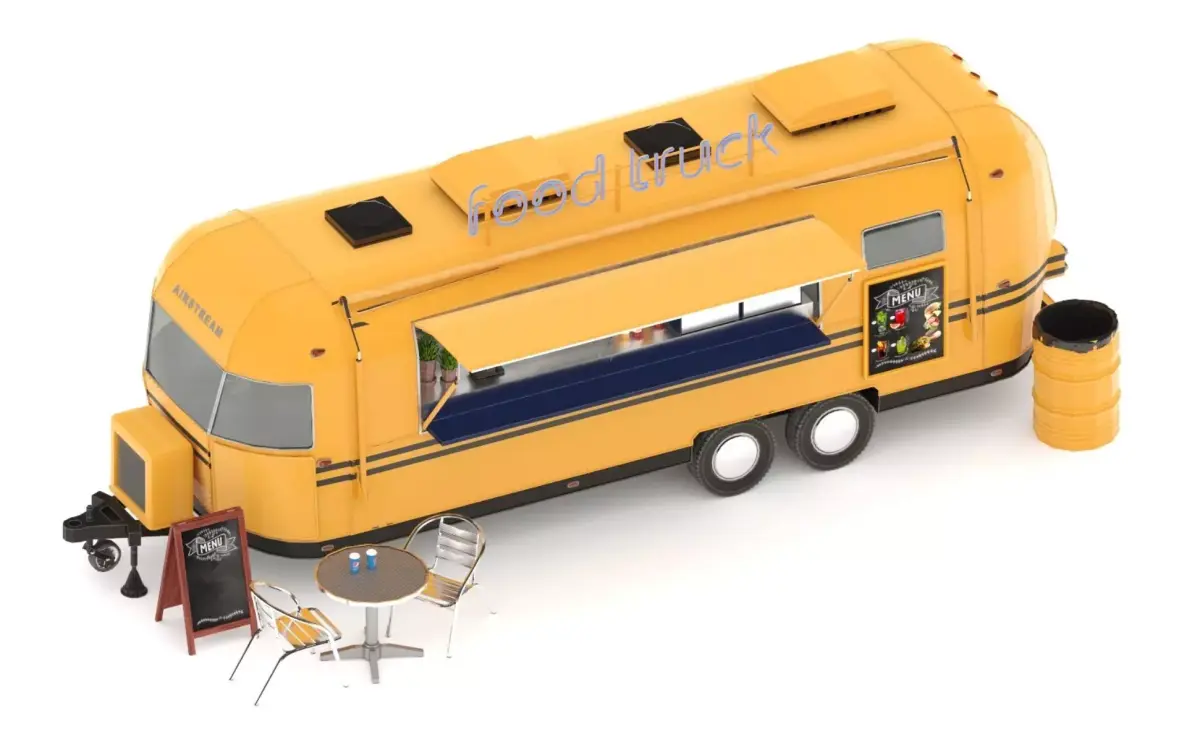 Food truck 3D model