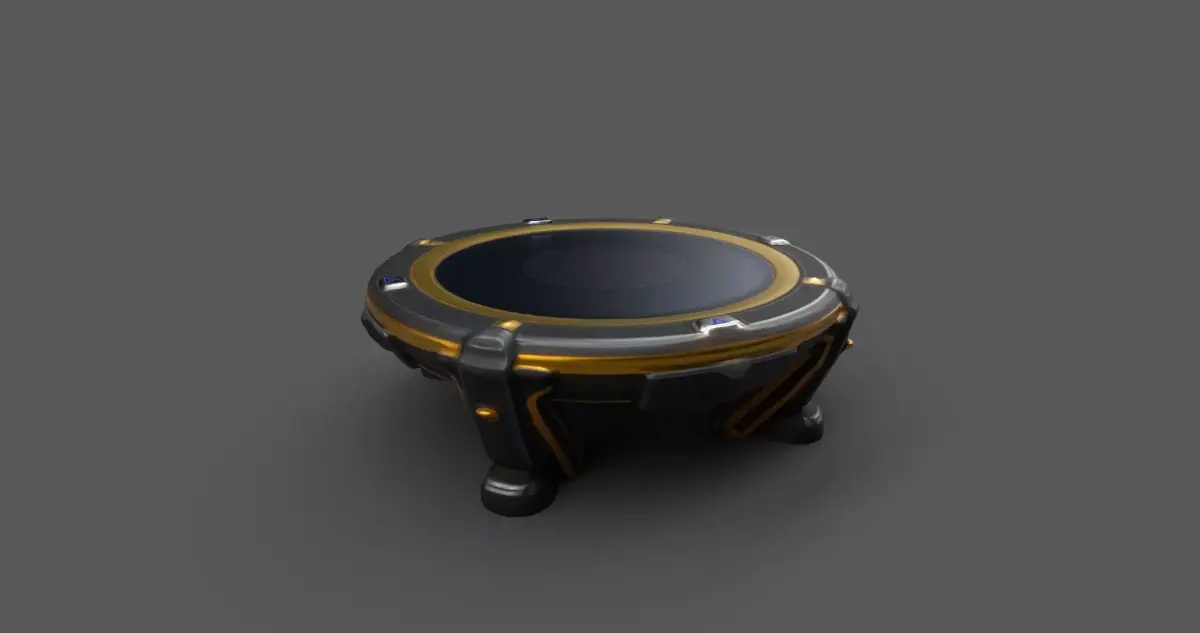 Sci-Fi Jump Pad  Launch Pad Free 3D model