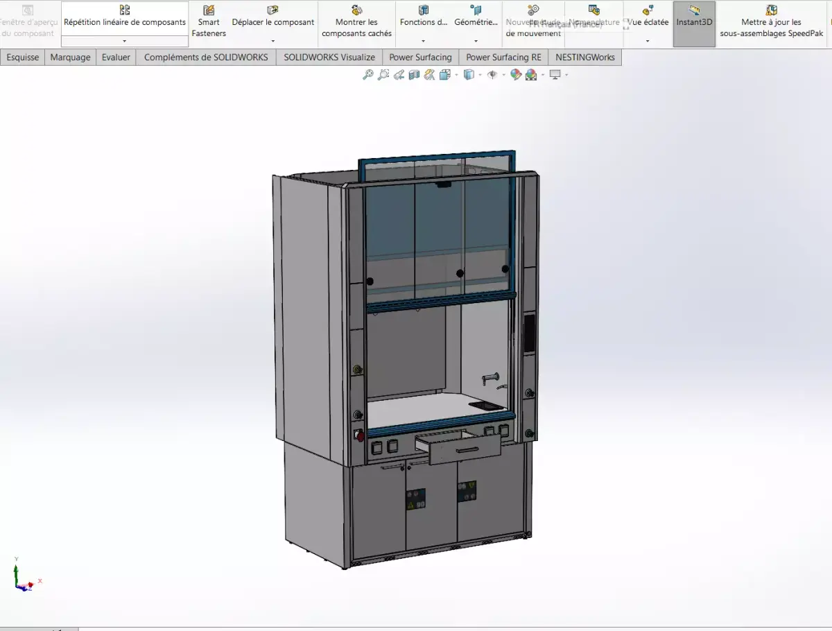 FUME HOOD CABINETS  3D model