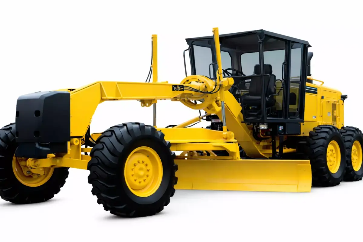 Motor Grader 3D Model Road Construction Leveling Machine 01 3D model