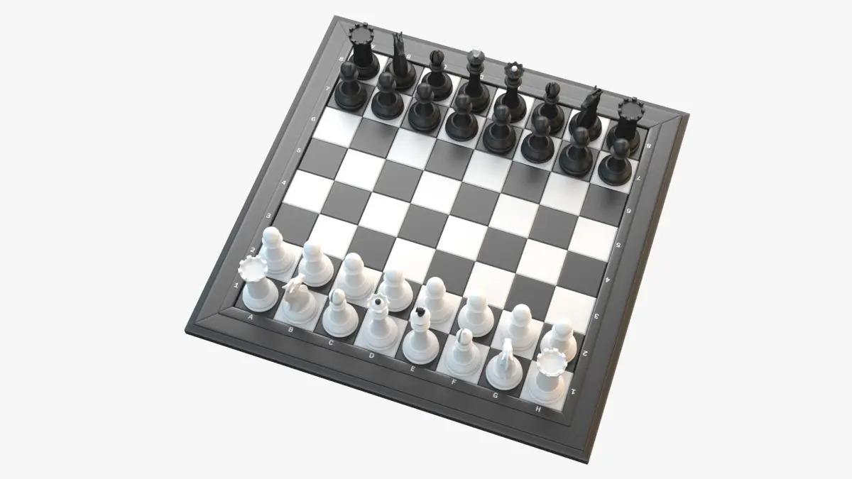 Chess Set 3D model order