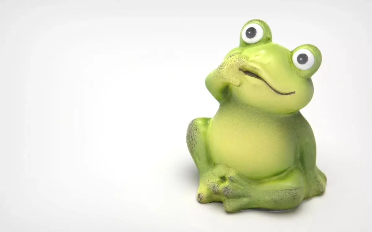Garden Frog Low-poly 3D model