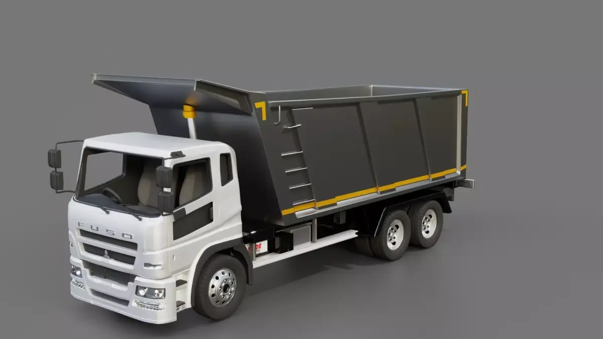 Mitsubishi Fuso Super Great FV51J Tipper 3D model