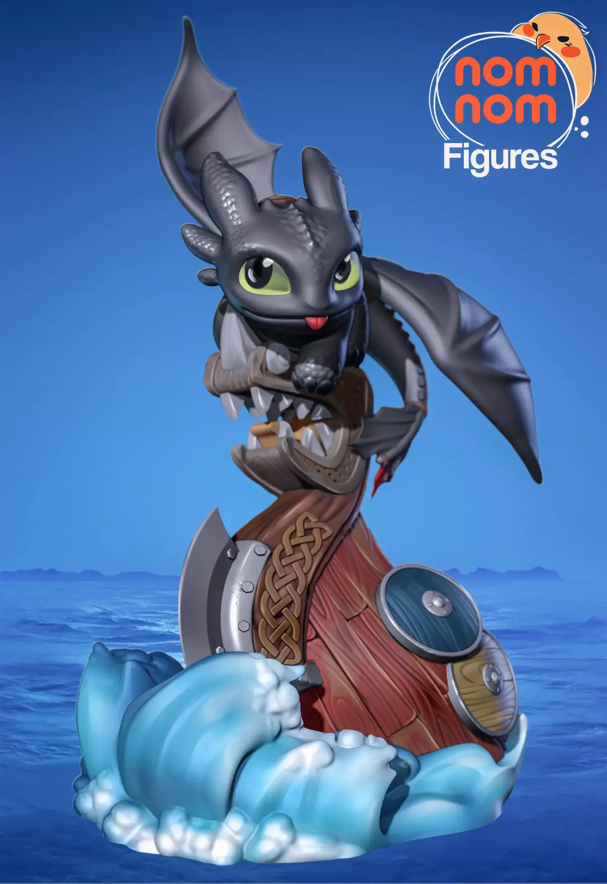 Chibi Toothless - How to Train Your Dragon 3D print model