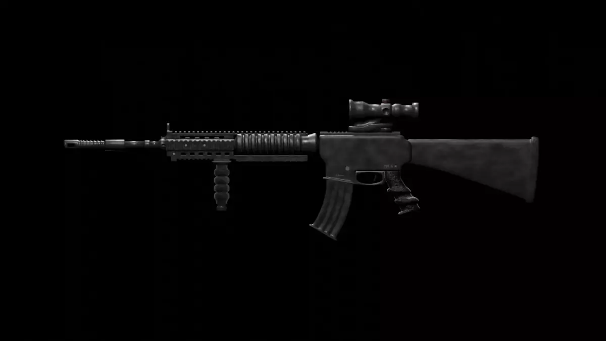M416 3D Model ak - rifle Free low-poly 3D model