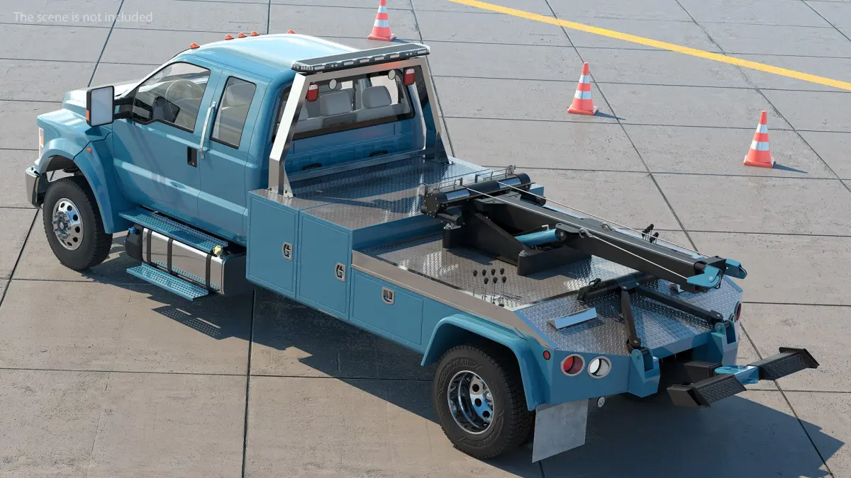 Heavy Duty Tow Truck 3D model