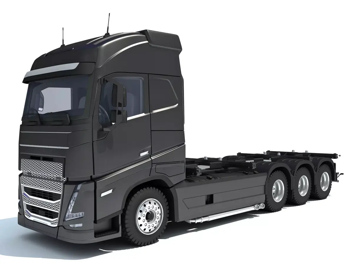 Generic Semi Truck 3D model 2
