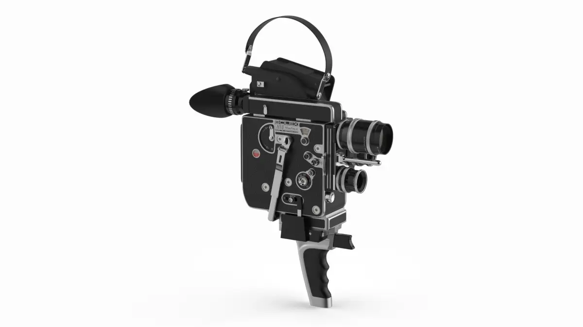 Paillard Bolex H16 Triple Lens Camera 3D model