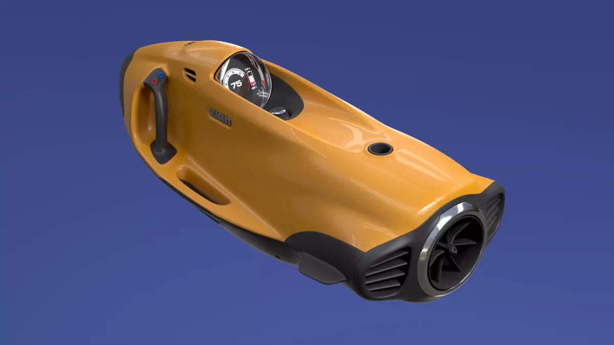 Personal watercraft Low-poly 3D model