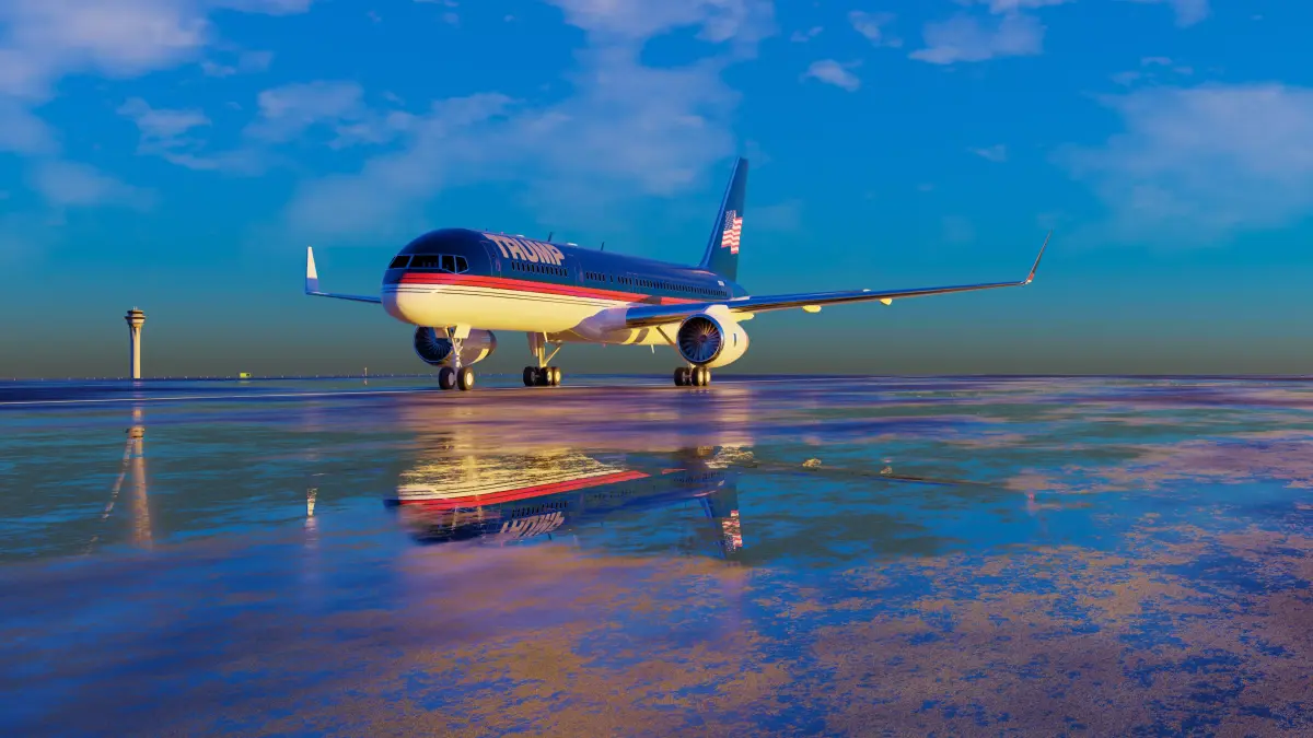 Trump Boeing 757-200 3D model