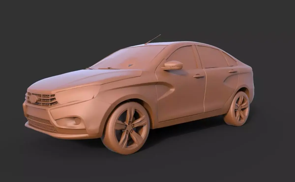 Lada Vesta 3D print model