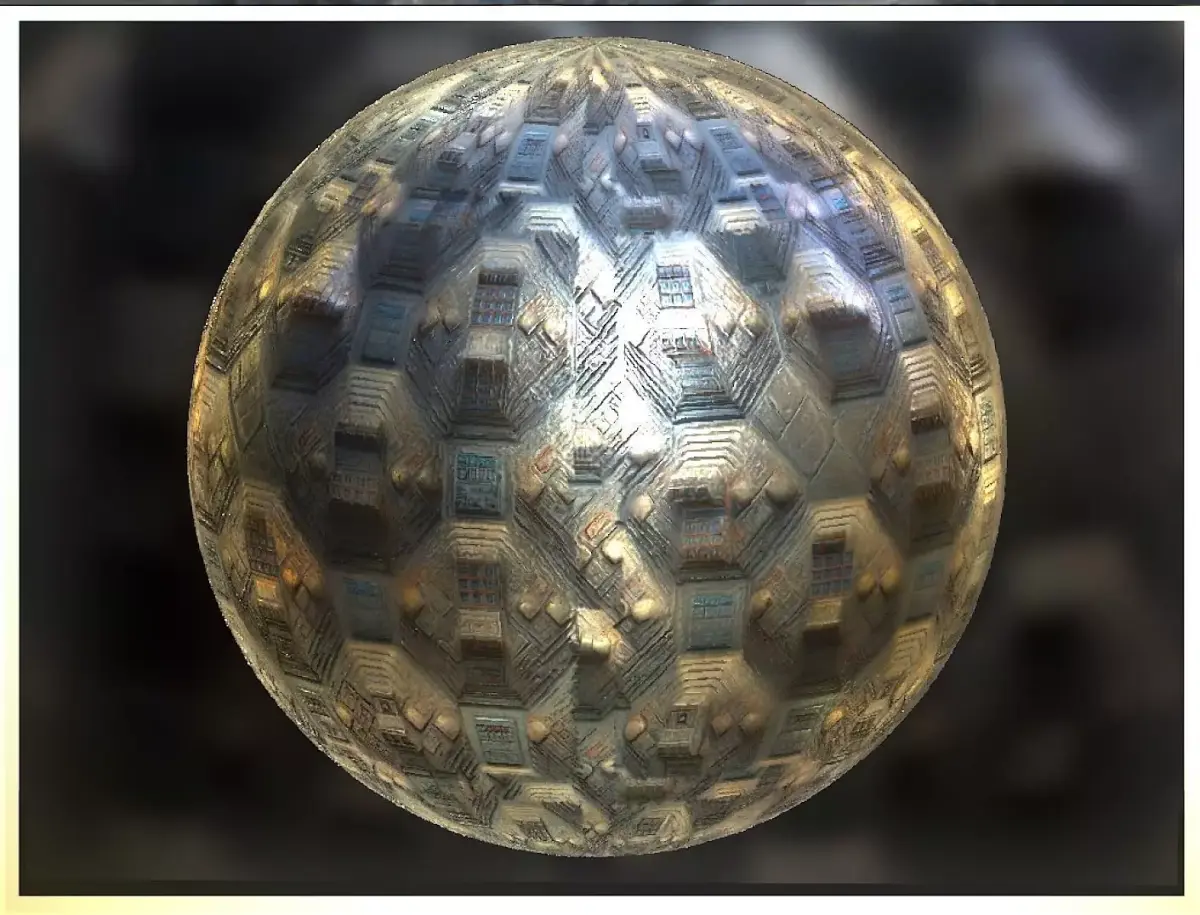 PBR Sci-Fi Seamless Realistic Material SBSAR 4k Texture 05 Texture
