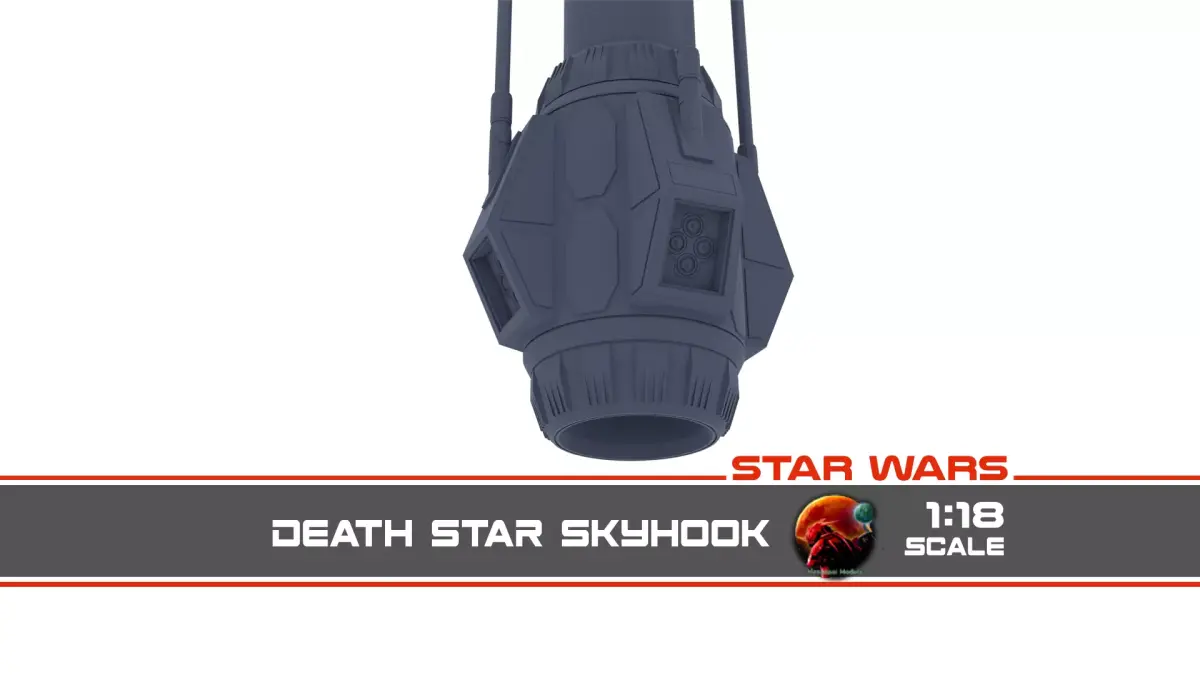 Death Star Skyhook 1-18 scale Kenner Hasbro 3D print model