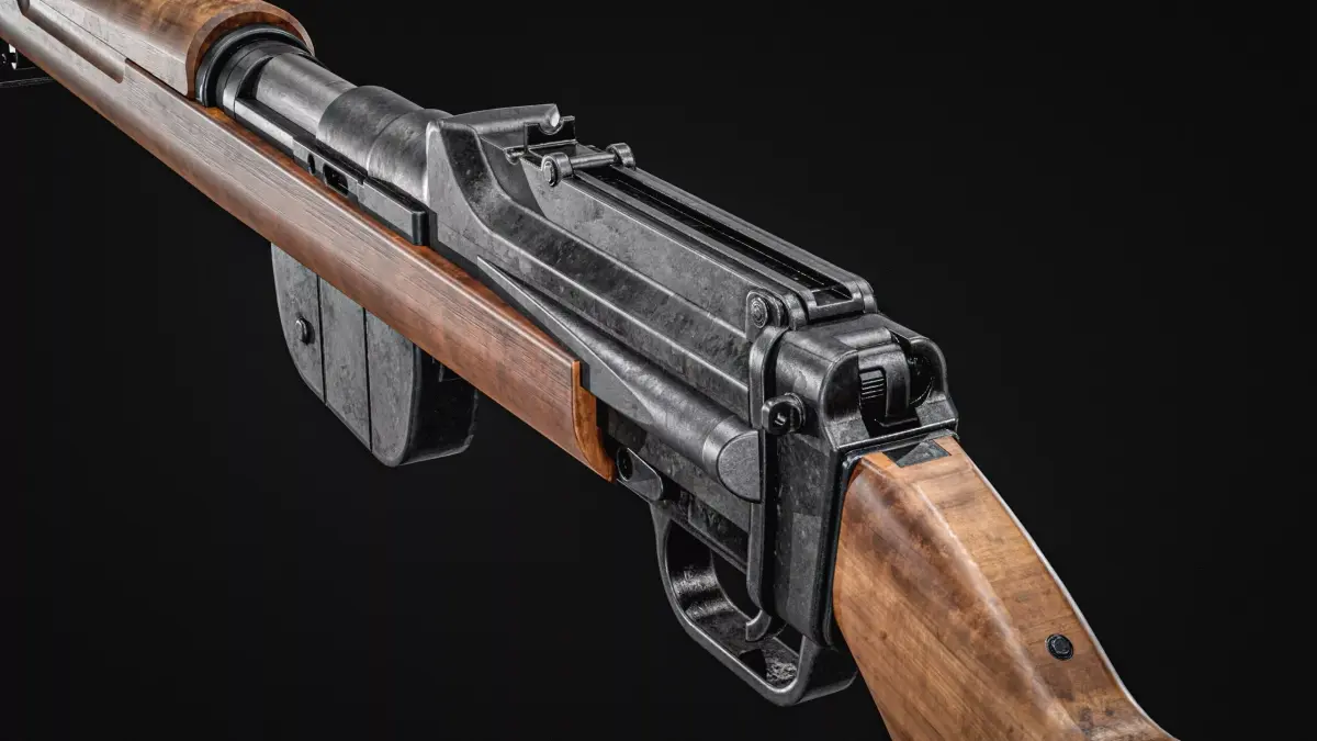 Eriksens M1933  Rifle Low-poly 3D model