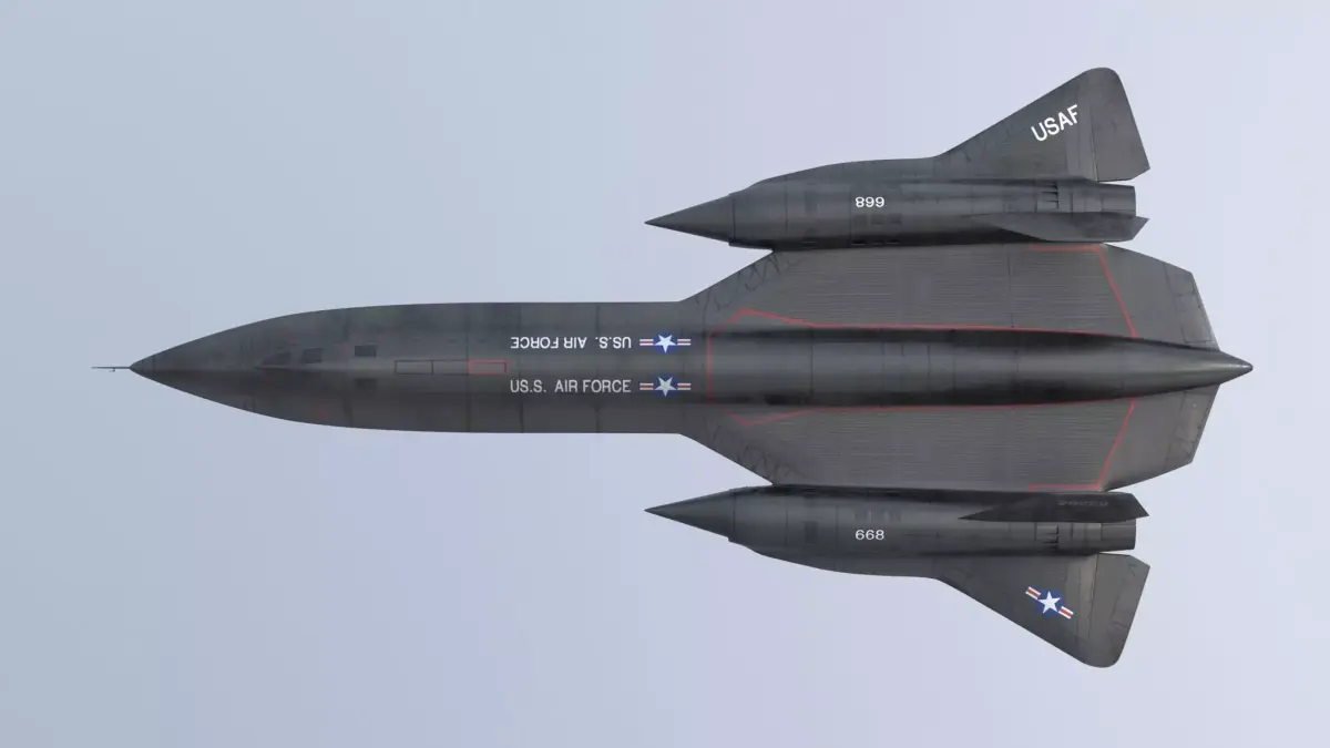 Lockheed SR-71 Blackbird 3D model get