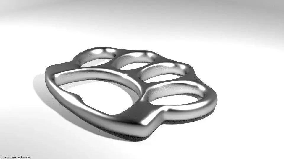 Brass Knuckle - Type 1 3D model