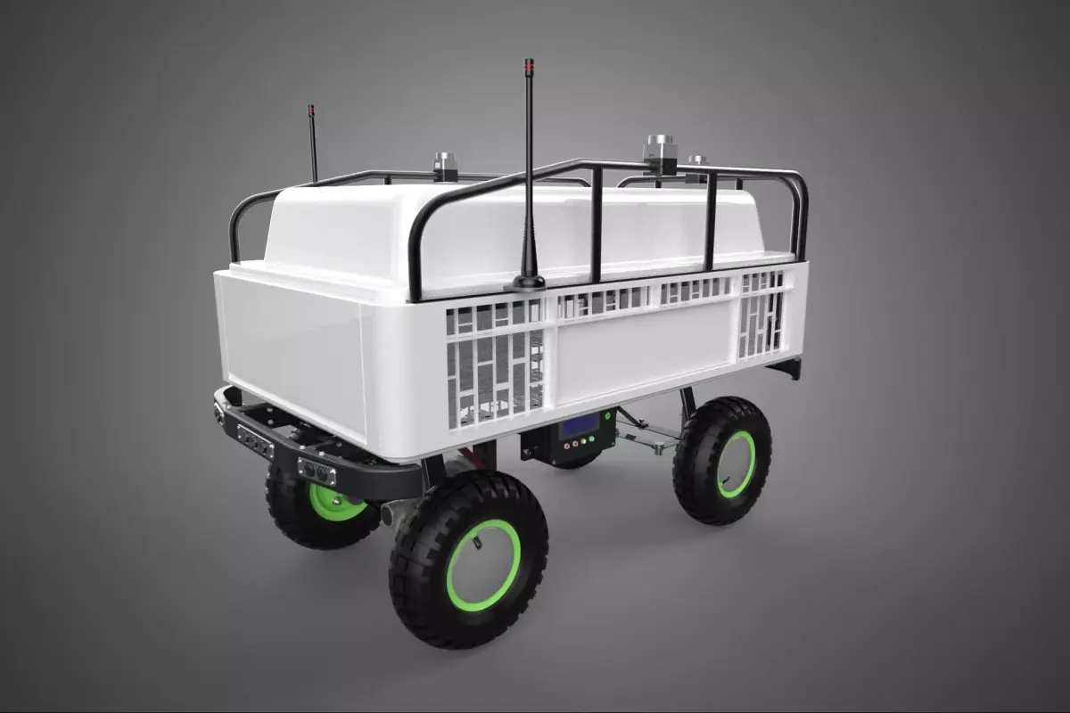 SMART COURIER ROVER ROBOT CART DELIVERY DRONE WAGON TROLLEY BOT 3D model