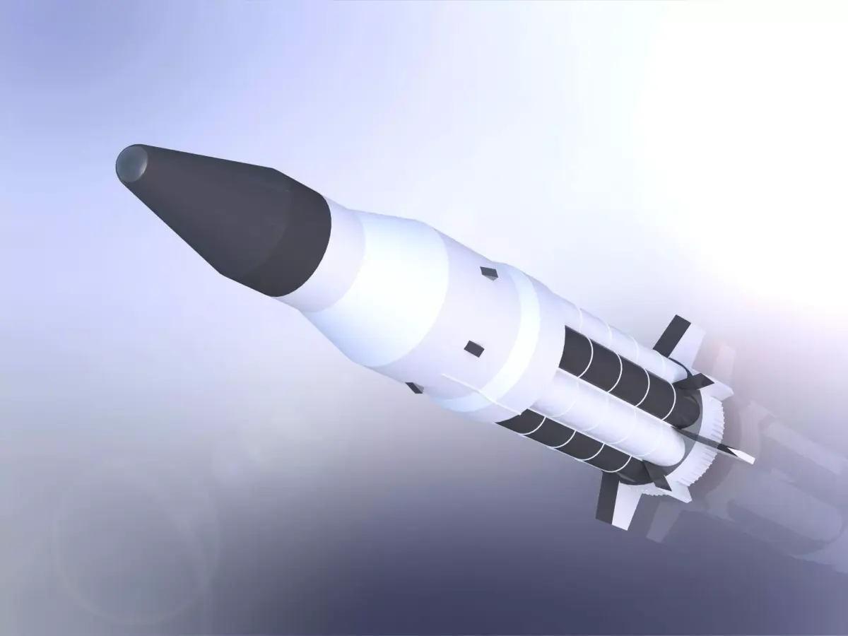 Saturn Water Rocket Free 3D print model