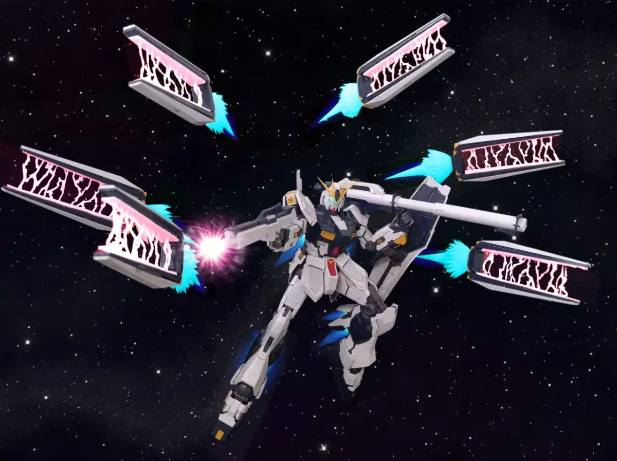 Effect part for MG Nu Gundam Ver Ka 3D print model