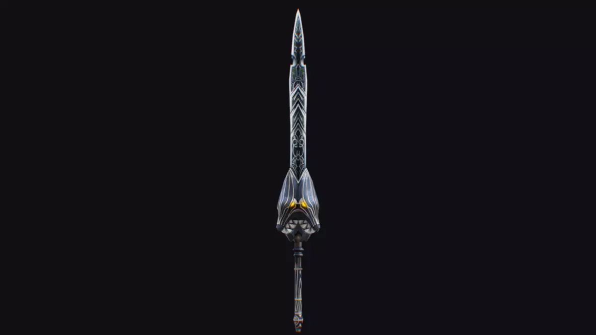 Sword Magical Cutting Fantasy Melee Dagger Iron Blade Saber Low-poly 3D model shop