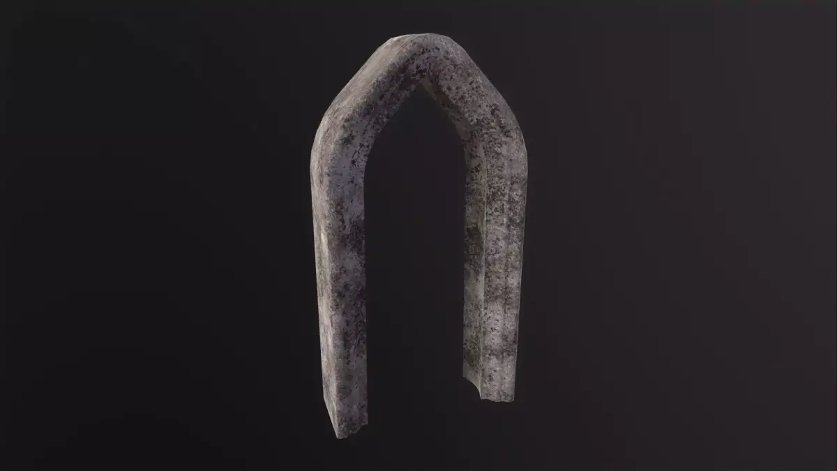 Old Stone Arch 3D Model Low-poly 3D model