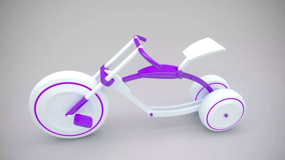 Tricycle concept 3D model