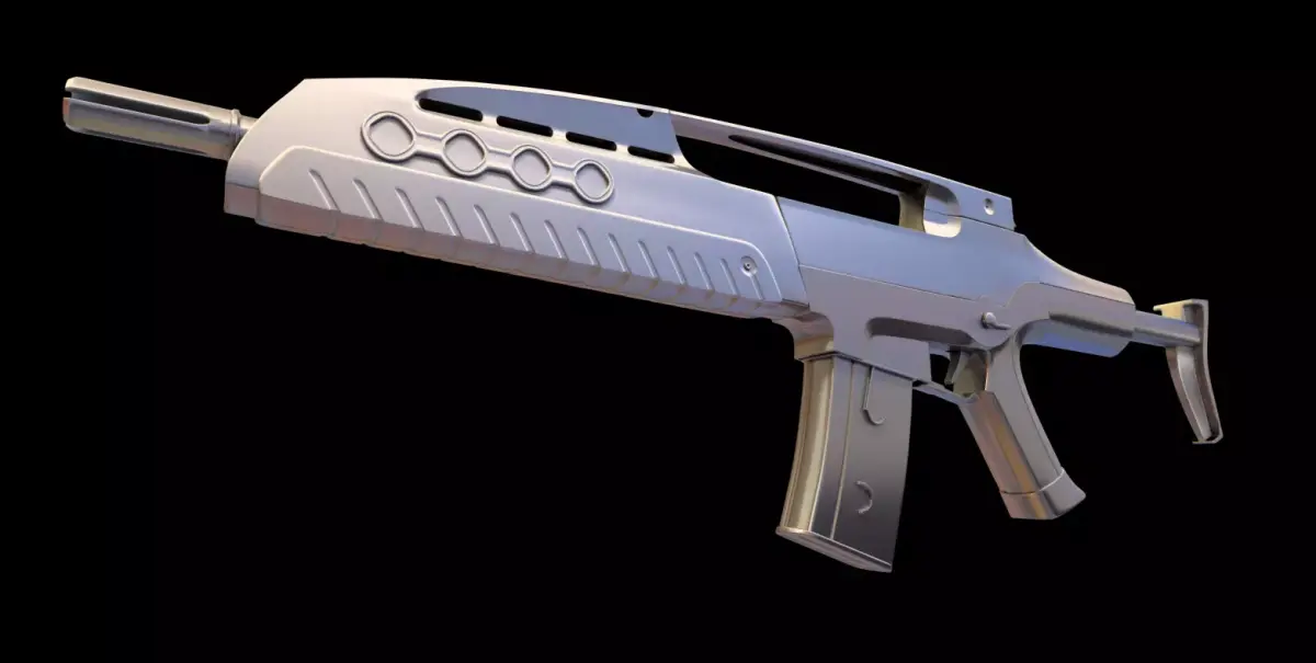 xm8 machine-gun 3D model