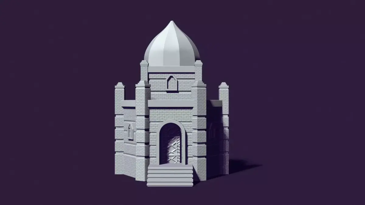 Mausoleum of Muslim Turkic peoples 3D print model order